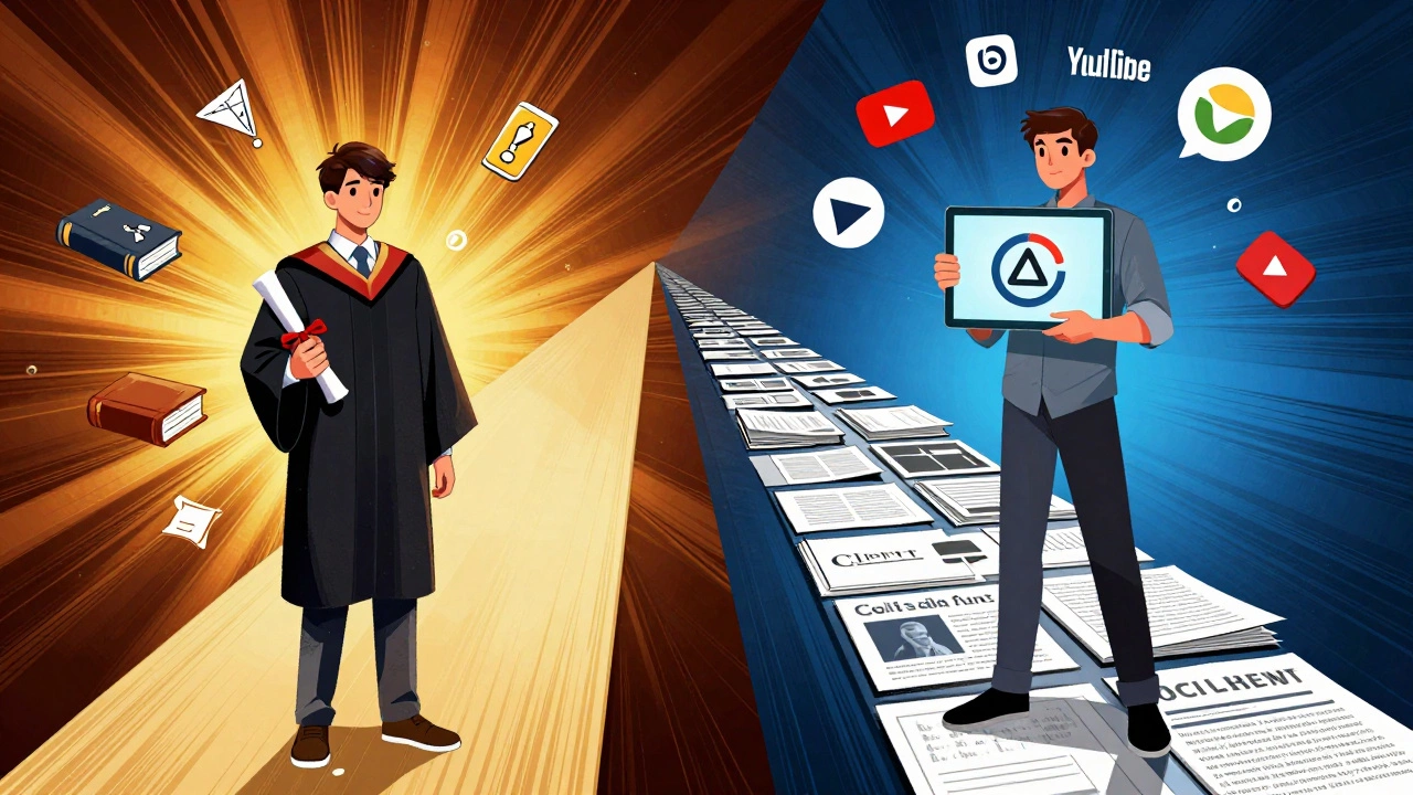 Два пути дизайнера: университетский диплом и самостоятельное обучение через проекты.