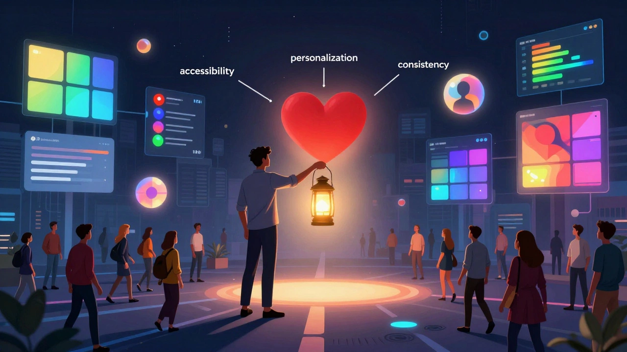 Дизайнер освещает путь к доступному и персонализированному цифровому опыту.